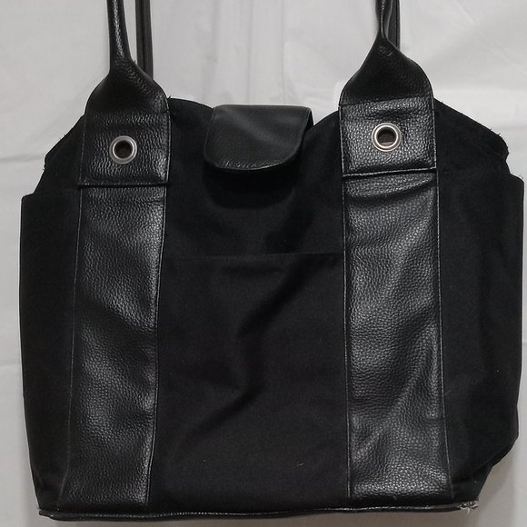 Tote Partly Leader Like & Nylon Shoulder Bag in Black - Picture 2 of 8